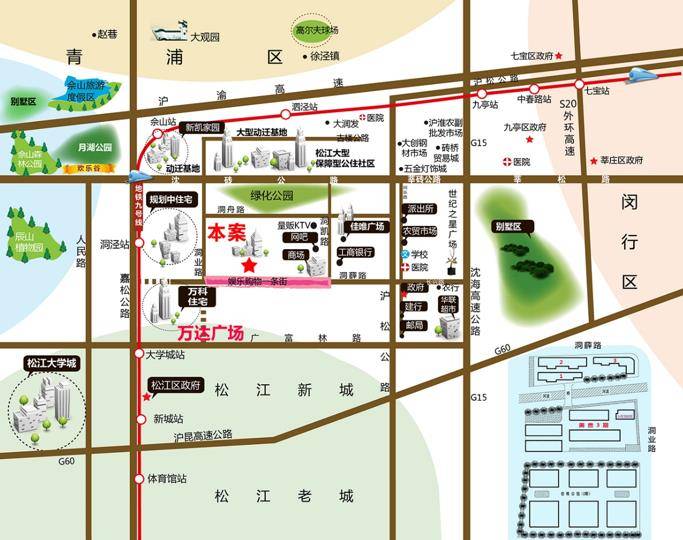 上海福荣苑养老公寓区位图