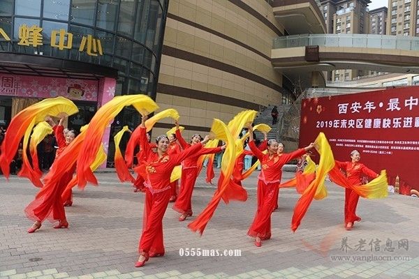 西安市未央区举办2019年健康快乐进社区大拜年活动